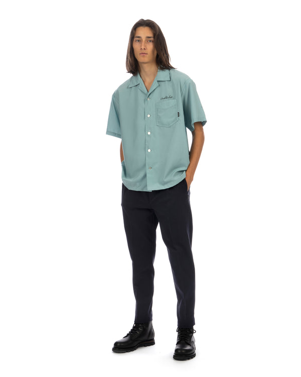 NEIGHBORHOOD | Piping Shirt Mint - Concrete
