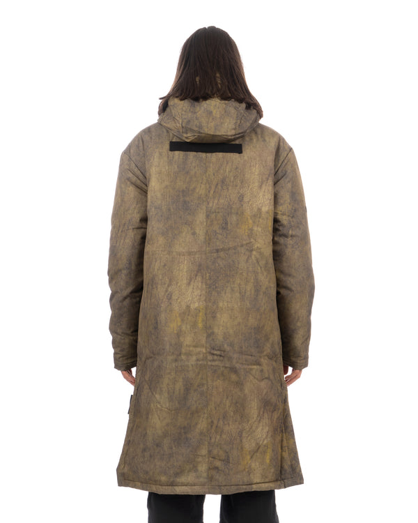 TOBIAS BIRK NIELSEN | J19 Light Padded Long Volcano Coat Green - Concrete