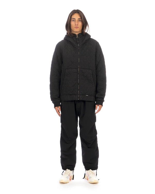 NEMEN | Taki Quilted Hoody Ink Black - Concrete