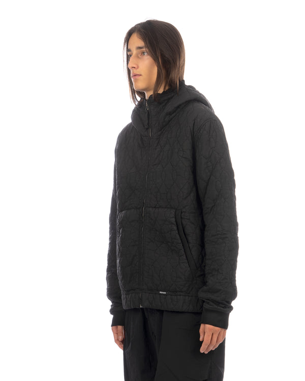 NEMEN | Taki Quilted Hoody Ink Black - Concrete