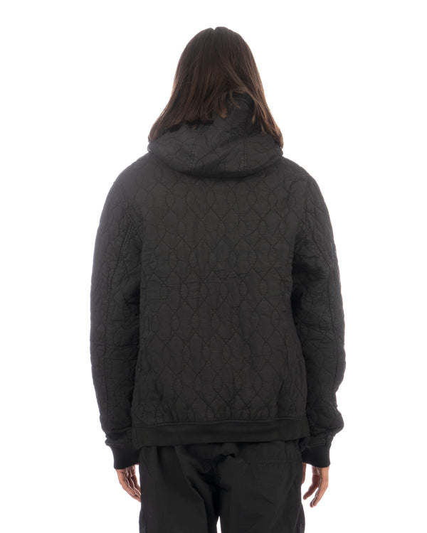 NEMEN | Taki Quilted Hoody Ink Black - Concrete