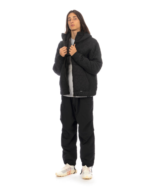 NEMEN | Taki Quilted Hoody Ink Black - Concrete