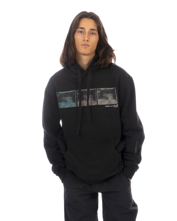 maharishi | 9934 Camo Electric Chair Hoodie Black - Concrete