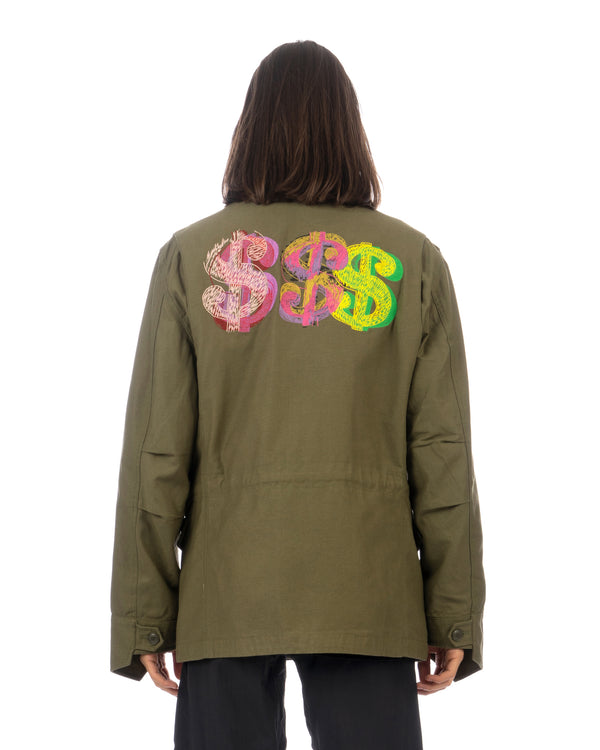maharishi | 4149 Warhol Dollar M65 Jacket Olive - Concrete