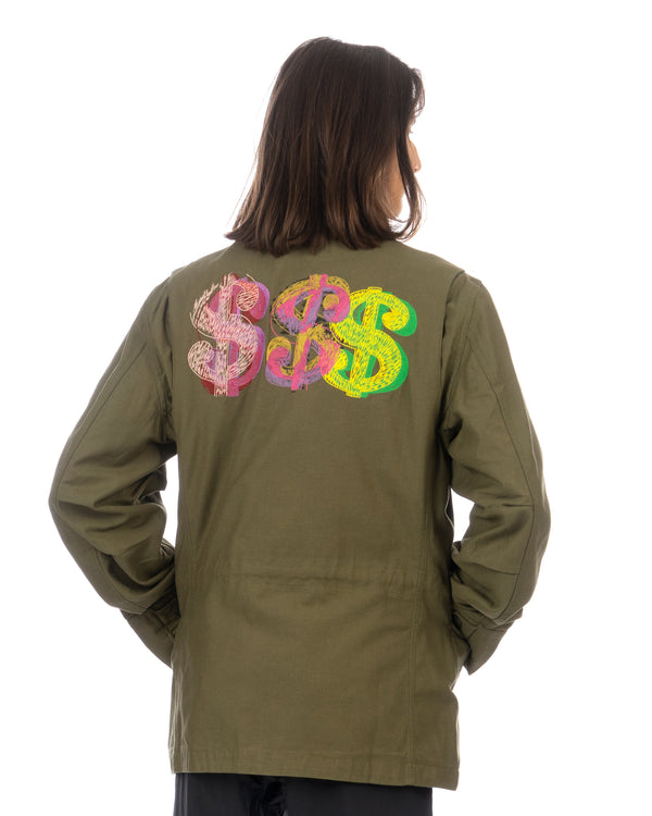 maharishi | 4149 Warhol Dollar M65 Jacket Olive - Concrete