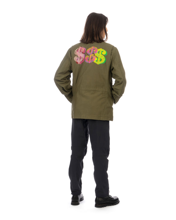 maharishi | 4149 Warhol Dollar M65 Jacket Olive - Concrete