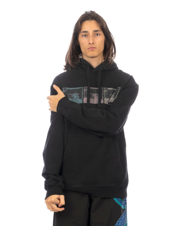 maharishi | 9934 Camo Electric Chair Hoodie Black - Concrete