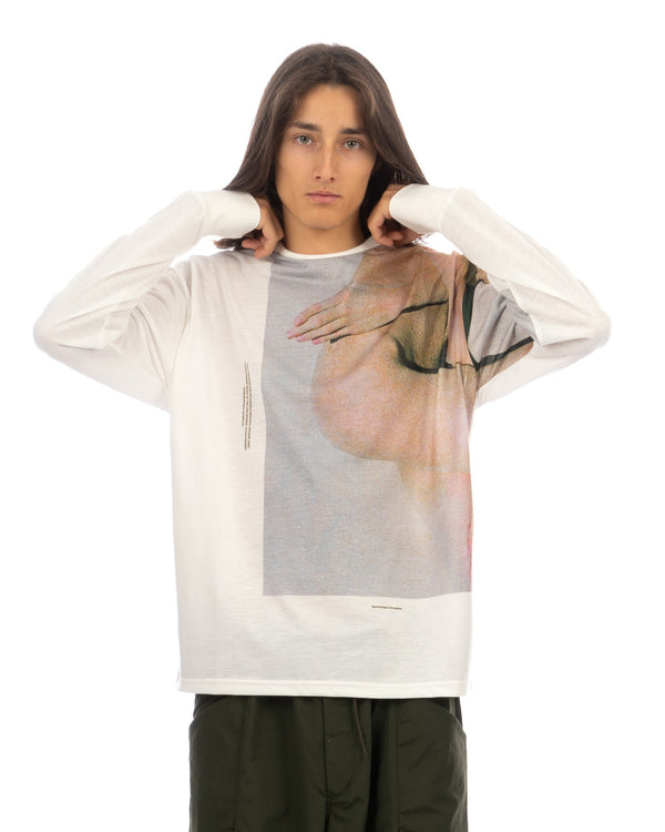 Akomplice | x Synchrodogs Embodied LS T-Shirt White - Concrete