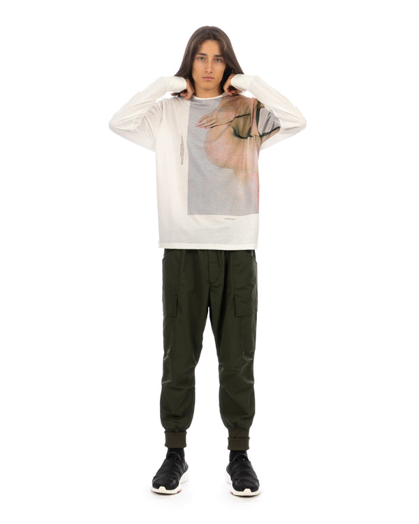 Akomplice | x Synchrodogs Embodied LS T-Shirt White - Concrete
