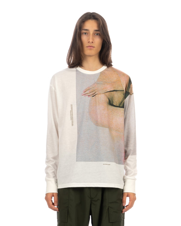 Akomplice | x Synchrodogs Embodied LS T-Shirt White - Concrete