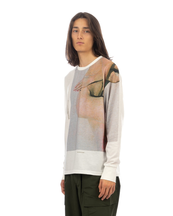 Akomplice | x Synchrodogs Embodied LS T-Shirt White - Concrete