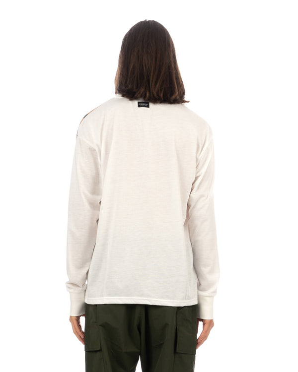 Akomplice | x Synchrodogs Embodied LS T-Shirt White - Concrete