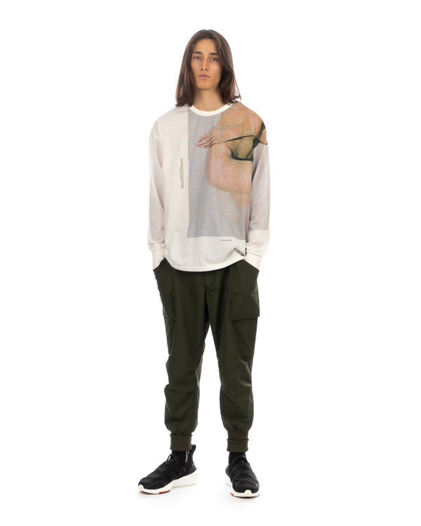 Akomplice | x Synchrodogs Embodied LS T-Shirt White - Concrete