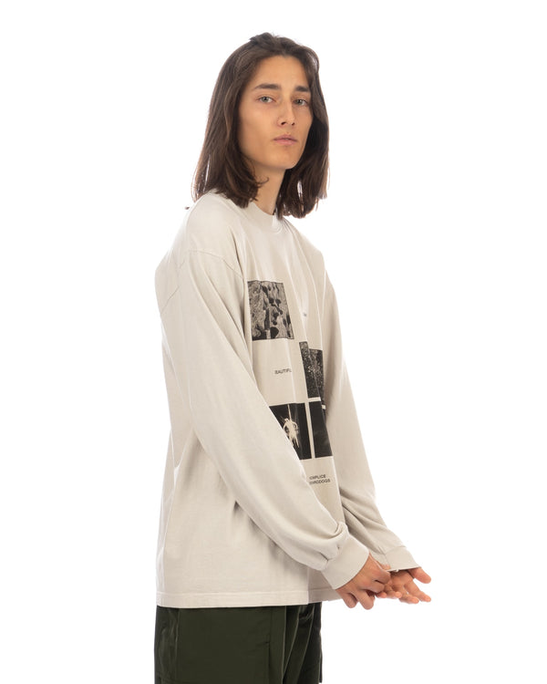 Akomplice | x Synchrodogs Synchronicity LS T-Shirt Cement - Concrete