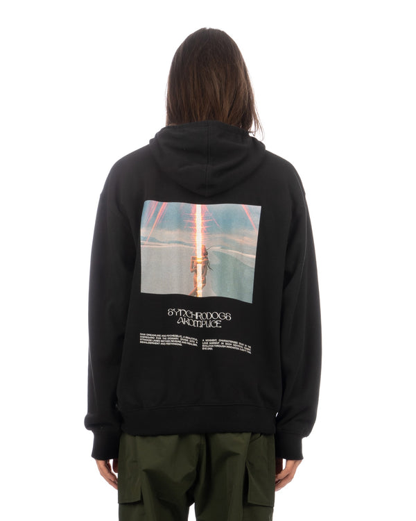 Akomplice | x Synchrodogs Moment Hoodie Black - Concrete