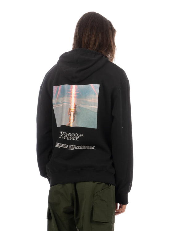 Akomplice | x Synchrodogs Moment Hoodie Black - Concrete
