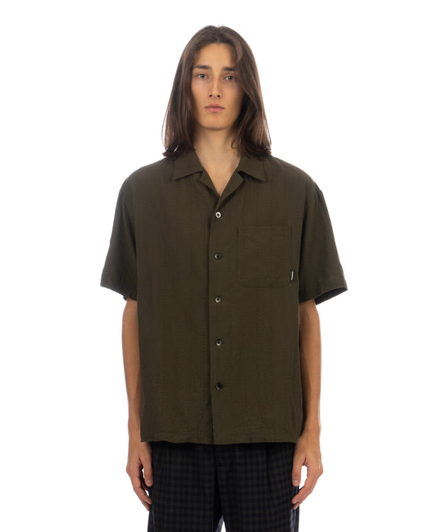 NEIGHBORHOOD | Dobby Shirt Olive Drab - Concrete