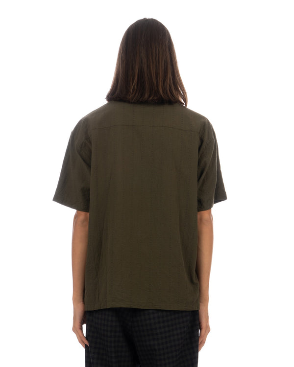 NEIGHBORHOOD | Dobby Shirt Olive Drab - Concrete