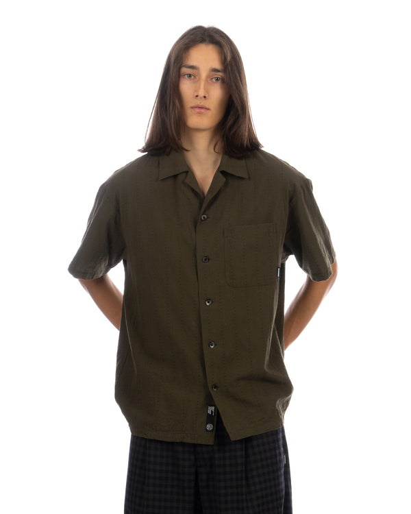 NEIGHBORHOOD | Dobby Shirt Olive Drab - Concrete