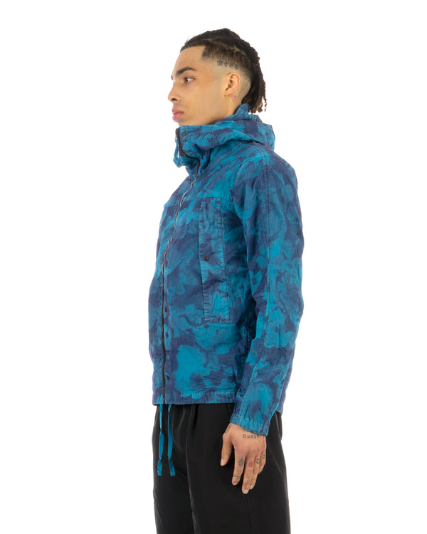 NEMEN | Neon Windbreaker Jacket Blue Cyan - Concrete