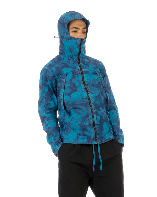 NEMEN | Neon Windbreaker Jacket Blue Cyan - Concrete