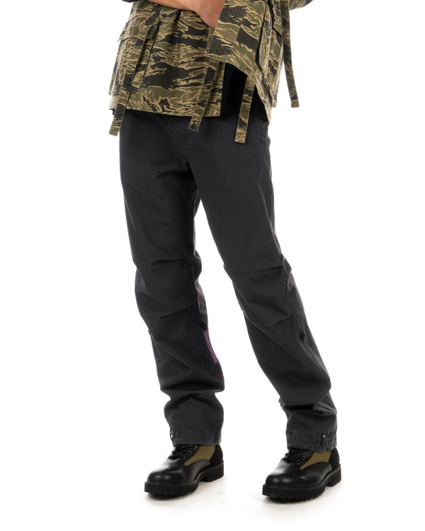 maharishi | x Warhol 3687 Flowers Snopants Black - Concrete