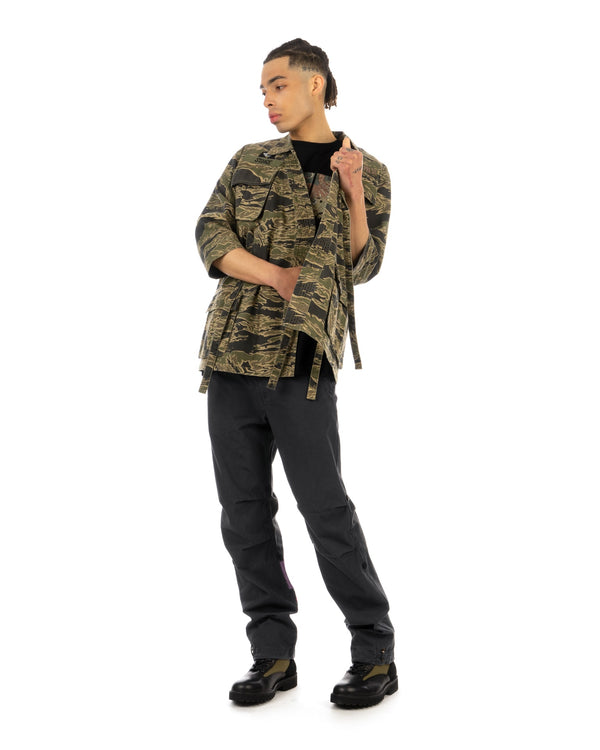 maharishi | x Warhol 3687 Flowers Snopants Black - Concrete