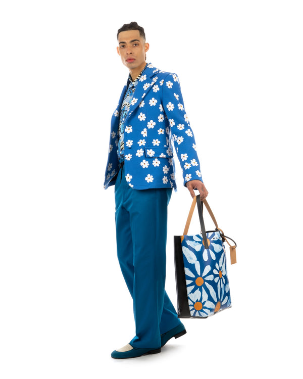 Marni | Garbardine Trousers Royal - Concrete