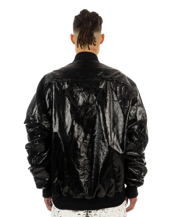 Walter Van Beirendonck | Neon Shadow Bomber (Oversized) White - Concrete
