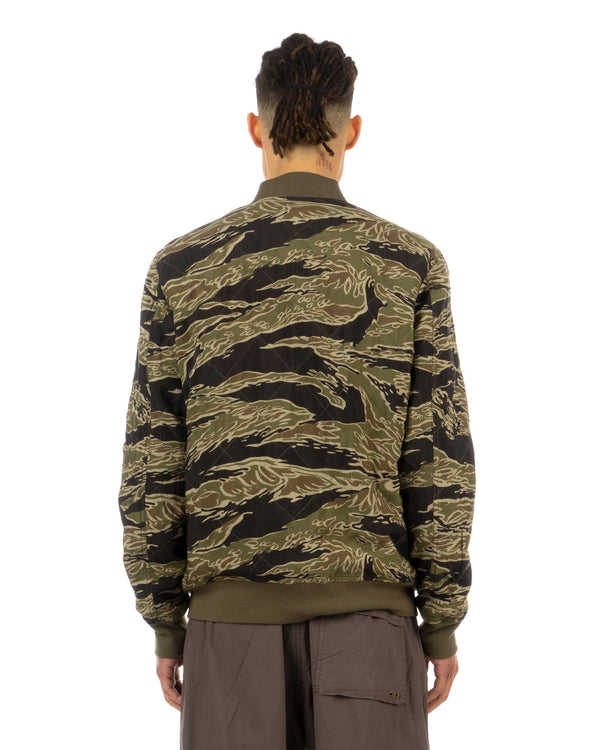 maharishi | 8046 Reversible MA-1 Bomber Jacket Olive - Concrete