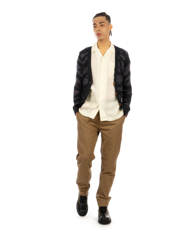 Stussy | 027148 Hurricane Cardigan Black - Concrete