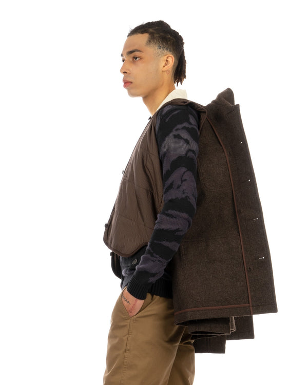 Stussy | Deluxe Wool Hunting Jacket Brown - Concrete