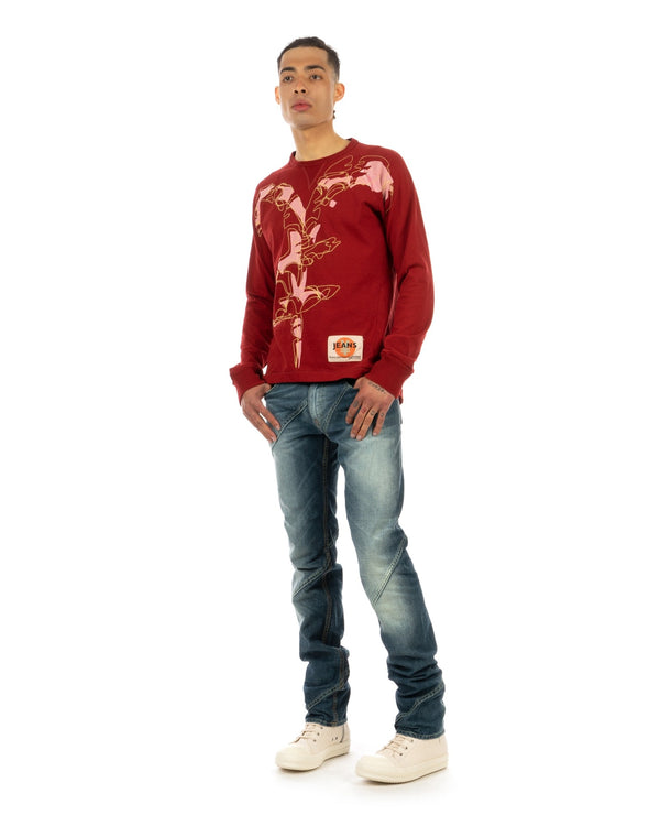 Michiko Koshino Jeans | YM2168 Twisted Hagi Jeans - Concrete