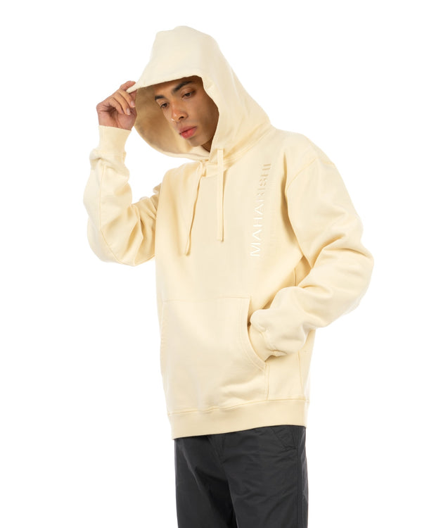 maharishi | 9756 Miltype Hoodie Ecru - Concrete