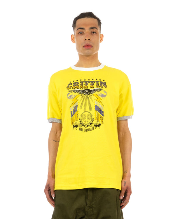 Griffin | GFP-062 Logo Eye Tee Yellow - Concrete