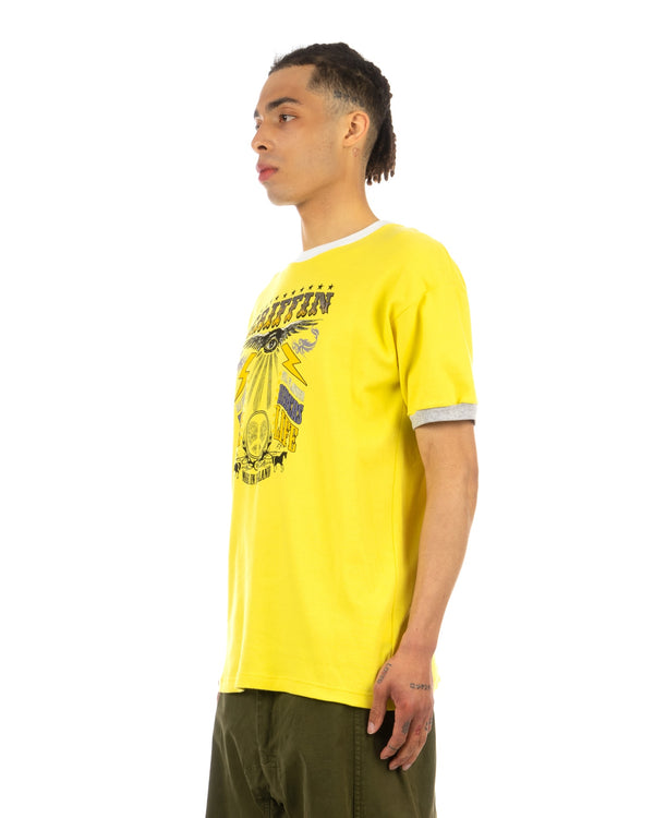 Griffin | GFP-062 Logo Eye Tee Yellow - Concrete