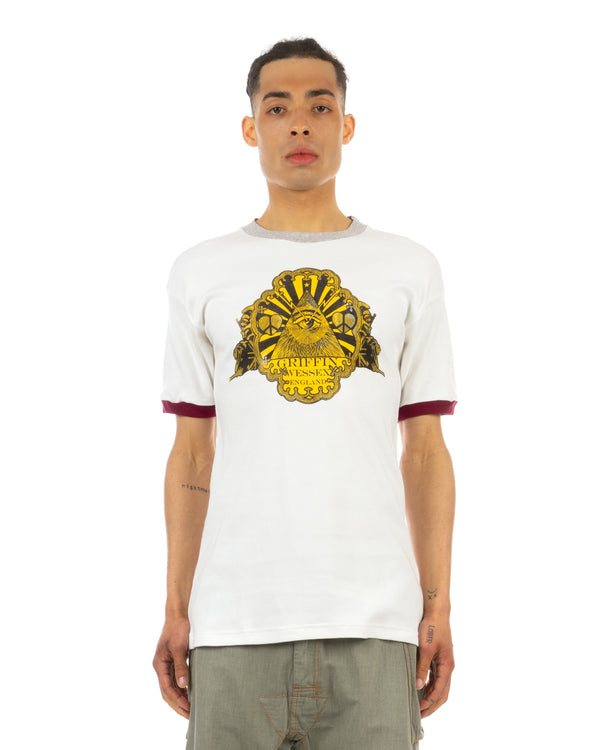 Griffin | GFP-063 Logo Eye Tee White - Concrete