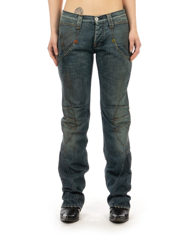 Michiko Koshino Jeans | MM1042 V. Unica Jeans - Concrete