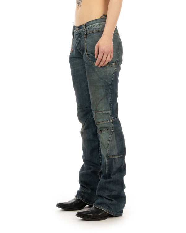 Michiko Koshino Jeans | MM1042 V. Unica Jeans - Concrete