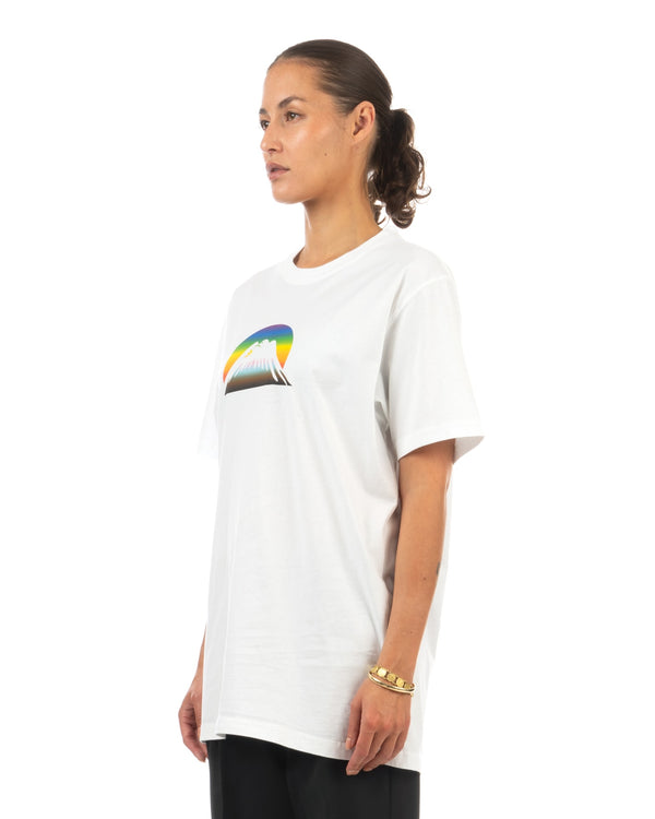 maharishi | Proud Dove Rainbow Mountain T-Shirt White - Concrete