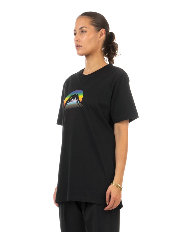 maharishi | Proud Dove Rainbow Mountain T-Shirt Black - Concrete