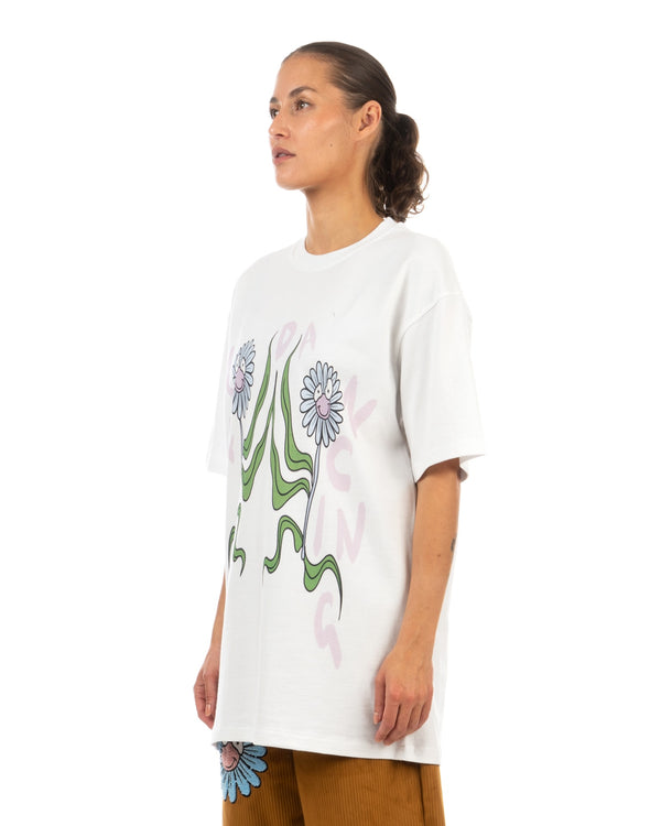 GarbageTV | Seeing The Growth T-Shirt White - Concrete