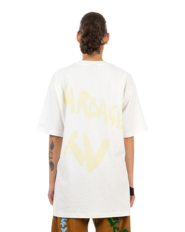 GarbageTV | Seeing The Growth T-Shirt White - Concrete