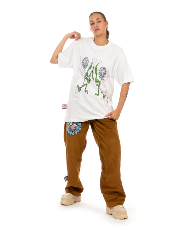 GarbageTV | Seeing The Growth T-Shirt White - Concrete