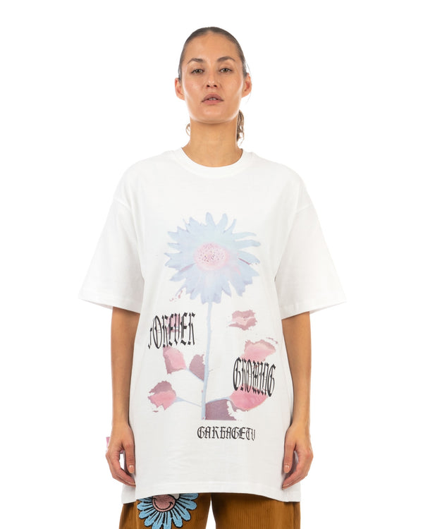GarbageTV | Free The Mind T-Shirt White - Concrete