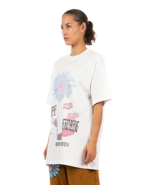 GarbageTV | Free The Mind T-Shirt White - Concrete