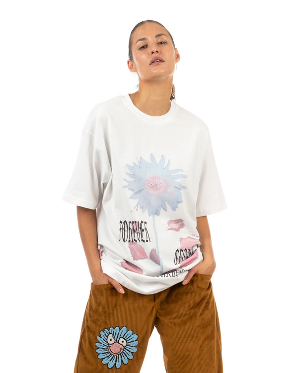 GarbageTV | Free The Mind T-Shirt White - Concrete