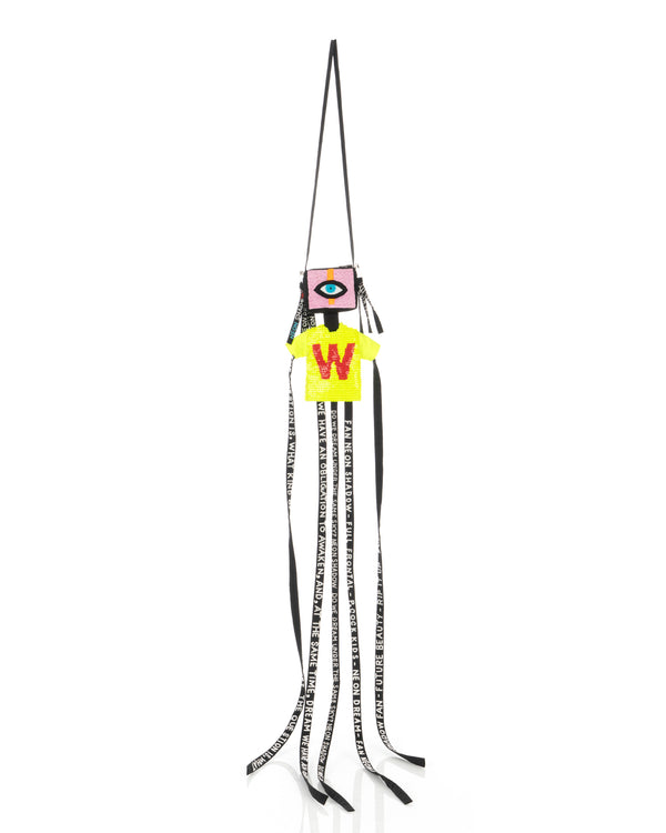 Walter Van Beirendonck | Neon Shadow Cardholder Doll Multi - Concrete