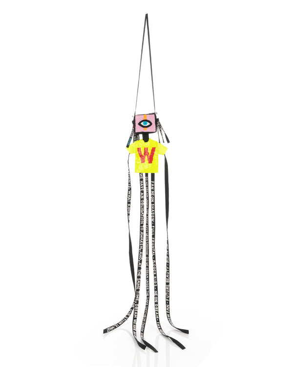 Walter Van Beirendonck | Neon Shadow Cardholder Doll Multi - Concrete