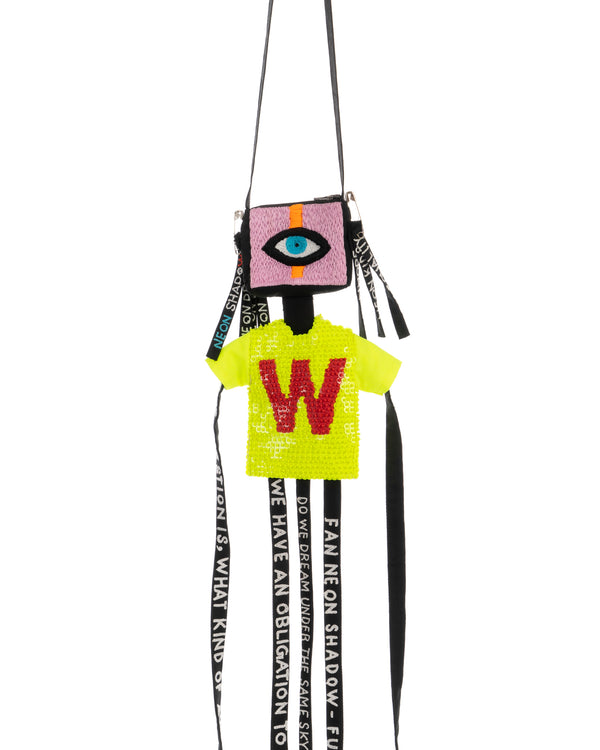 Walter Van Beirendonck | Neon Shadow Cardholder Doll Multi - Concrete